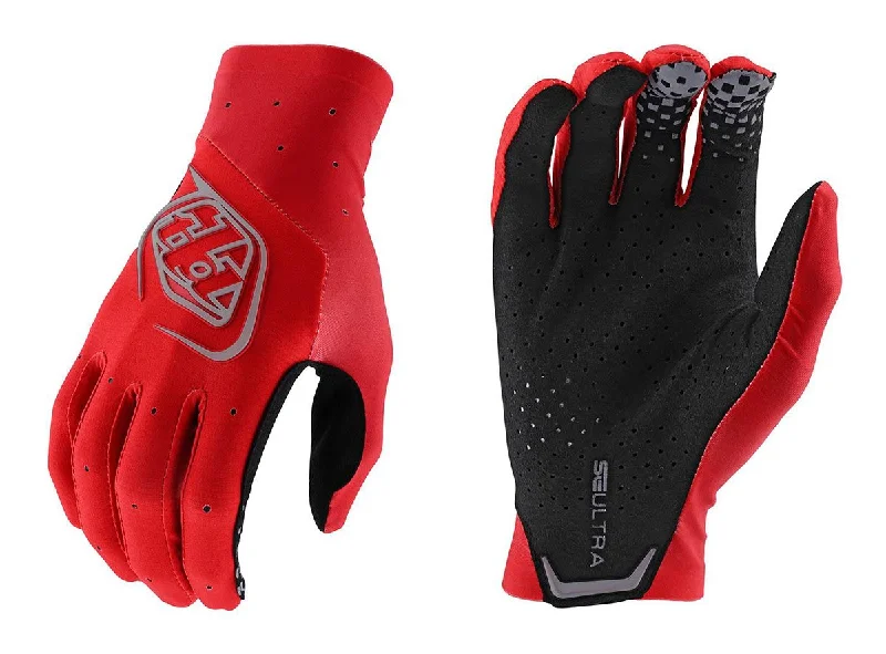 Bicycle jersey with back straps-Troy Lee Designs SE Ultra MTB Glove - Red