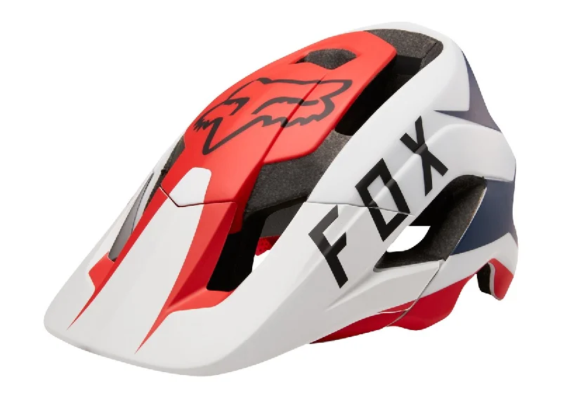 Bike shoes with front guards-Fox Racing Metah Flow MTB Helmet - Cloud Gray