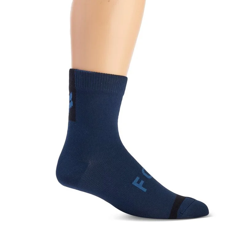 Bicycle tights with front logos-Fox Racing Defend Water Sock - Midnight