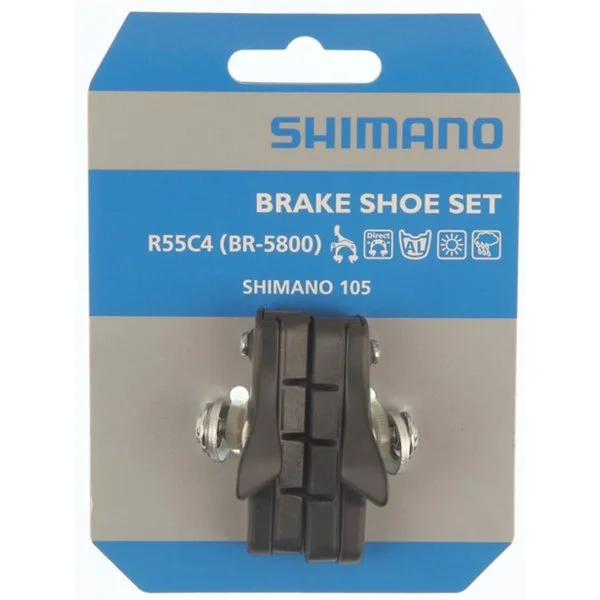 Bike riding goggles with straps-SHIMANO Brake Shoe Set R55C4 (BR-5800)