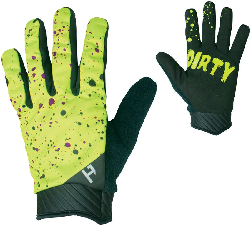 Bicycle helmet with side vents-Handup ColdER Weather Hi-Viz Splatter Gloves