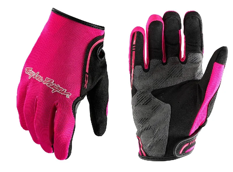 Bike riding vest with front fit-Troy Lee Designs XC Glove - Pink