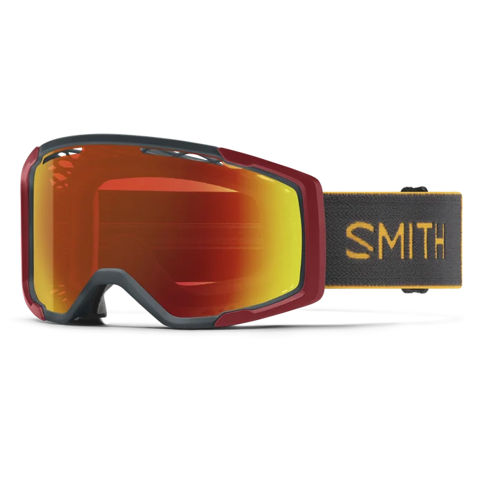 Bike riding vest with side straps-Smith Rhythm MTB Goggle - Slate-Fools Gold