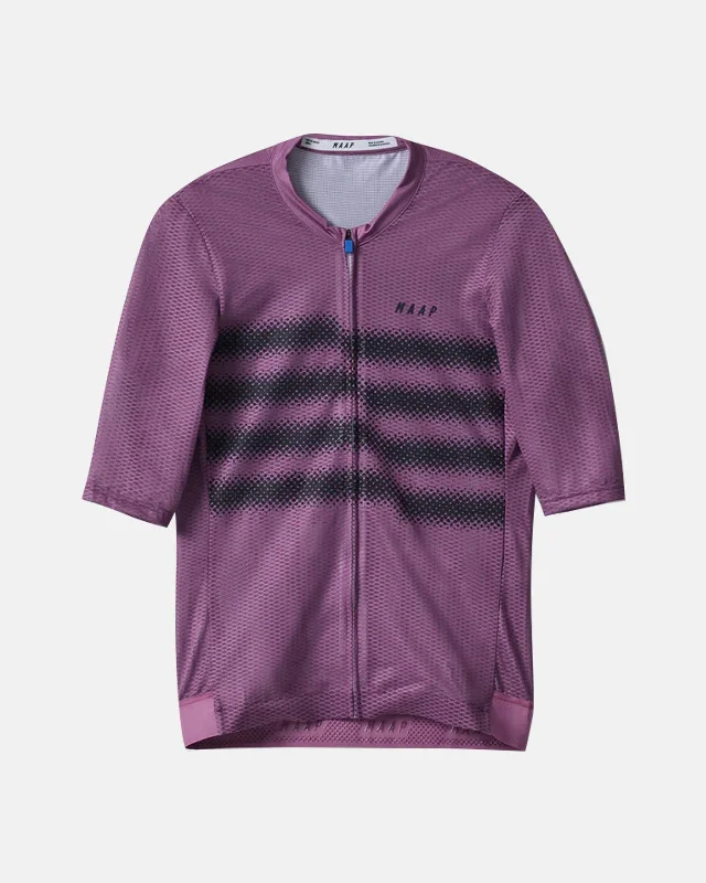 Bike jersey with breathable fabric-Blurred Out Ultralight Pro Jersey - Plum