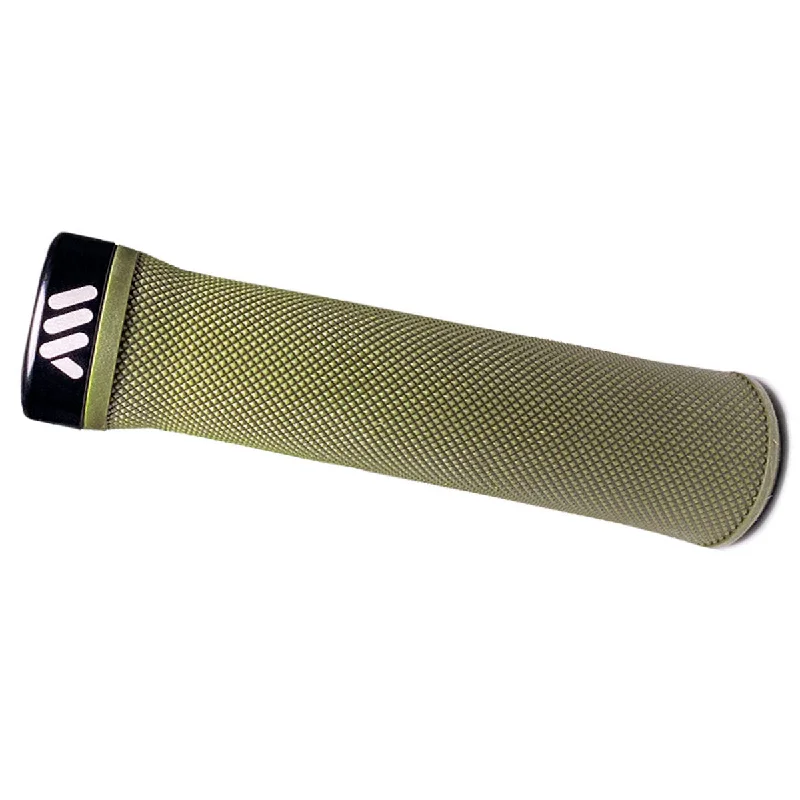 Bicycle arm warmers with straps guards-All Mountain Style Berm Grips Green