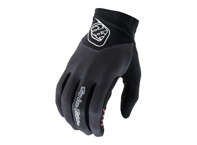 Cycling gloves with straps fit-Troy Lee Designs Ace 2.0 MTB Glove - Black