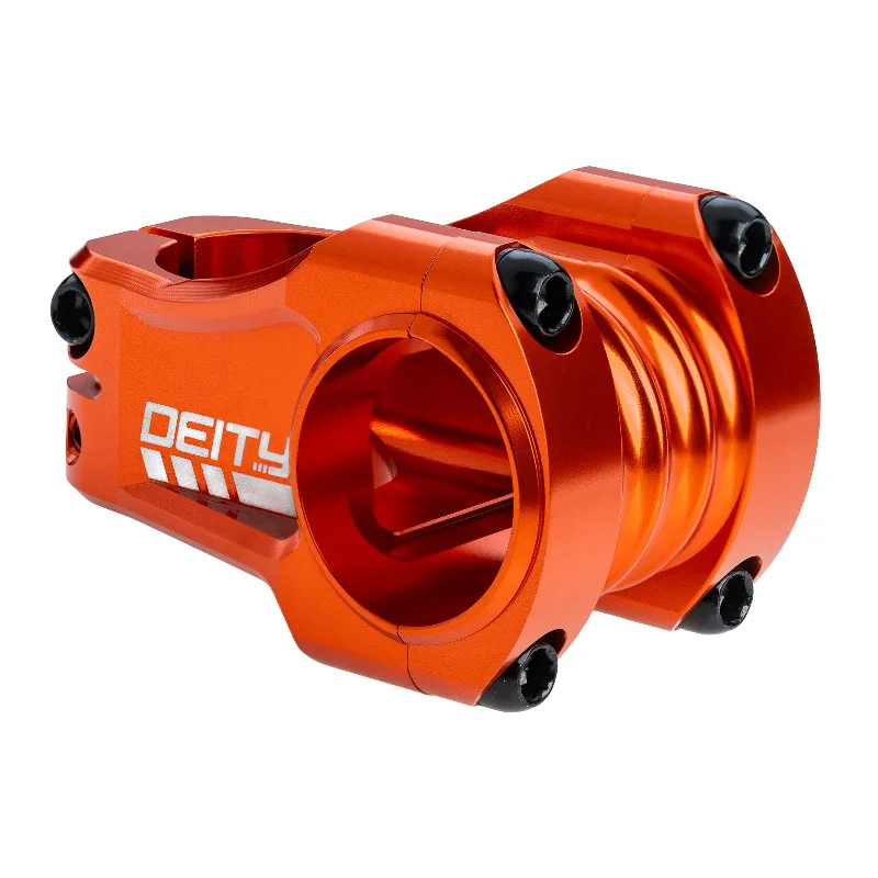 Bicycle jersey for trail rides-Deity Copperhead 42mm 31.8 Stem Orange