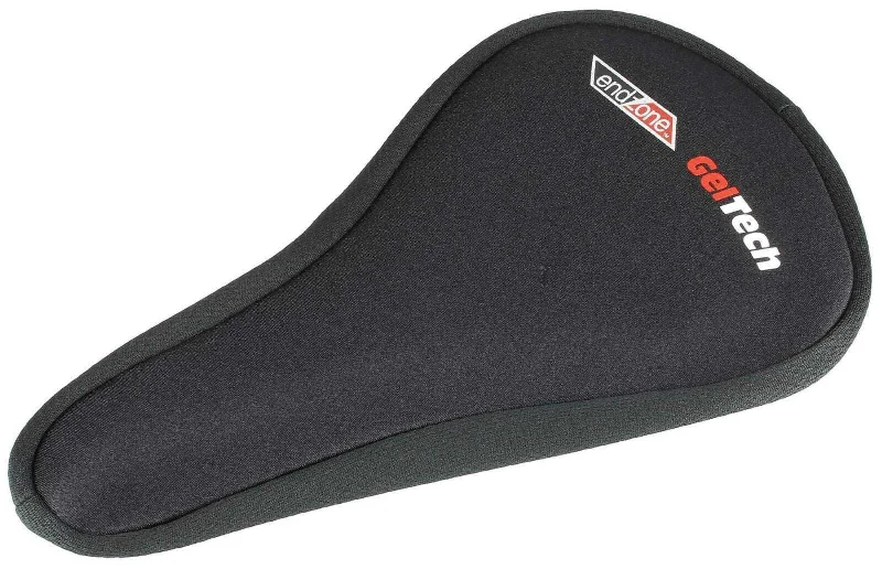 Cycling vest for off-road rides-VELO Endzone Soft MTB Saddle Bike Gel Seat Cover Size: 280-254 x 203-178mm