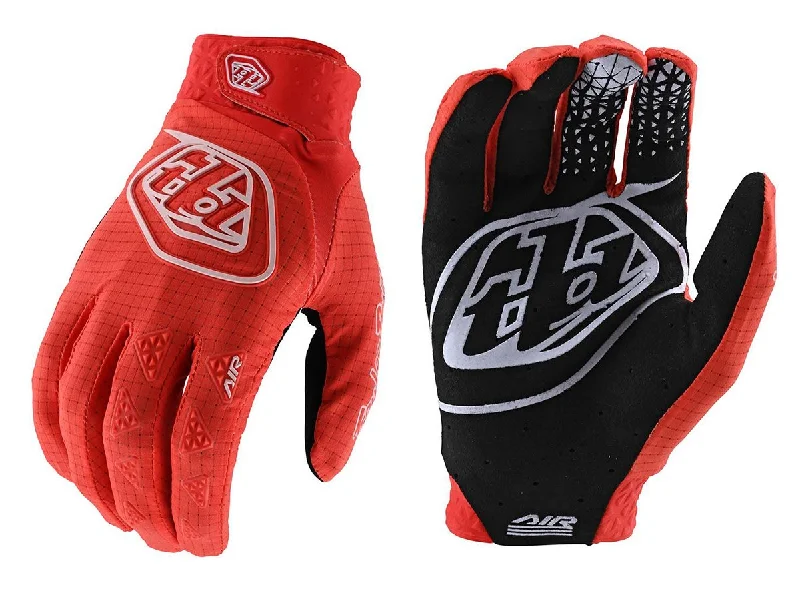 Bike gloves with back straps-Troy Lee Designs Air MTB Glove - Youth - Orange