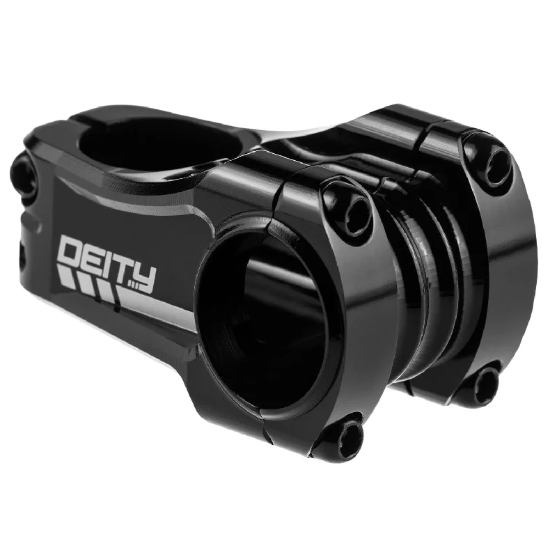 Cycling rain pants with front vents-Deity Copperhead 50mm 31.8 Stem Black