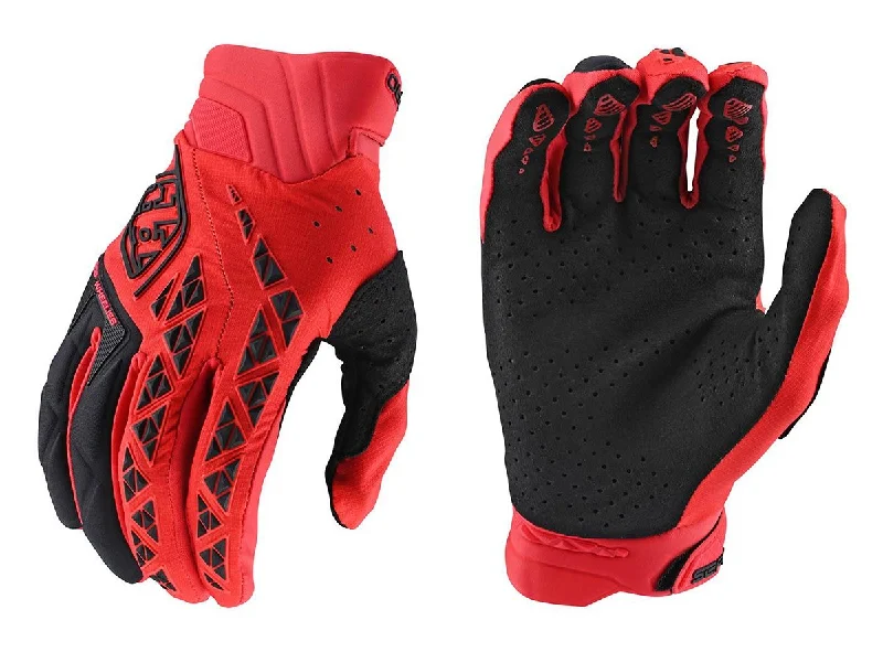 Cycling socks with back vents-Troy Lee Designs SE Pro MTB Glove - Red