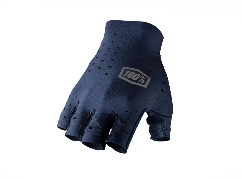 Cycling shorts with front system-100% Sling Short Finger MTB Glove - Navy