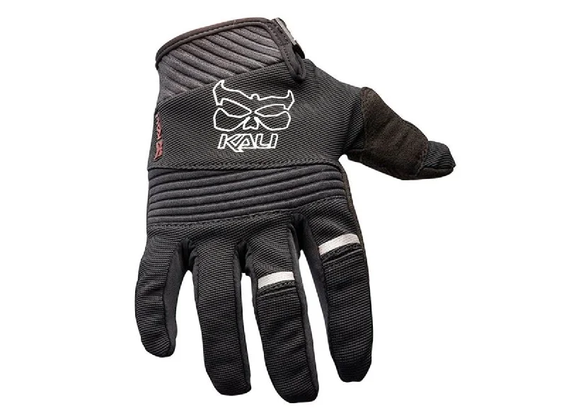 Cycling vest with back fit-Kali Hasta Full Finger MTB Glove - Black