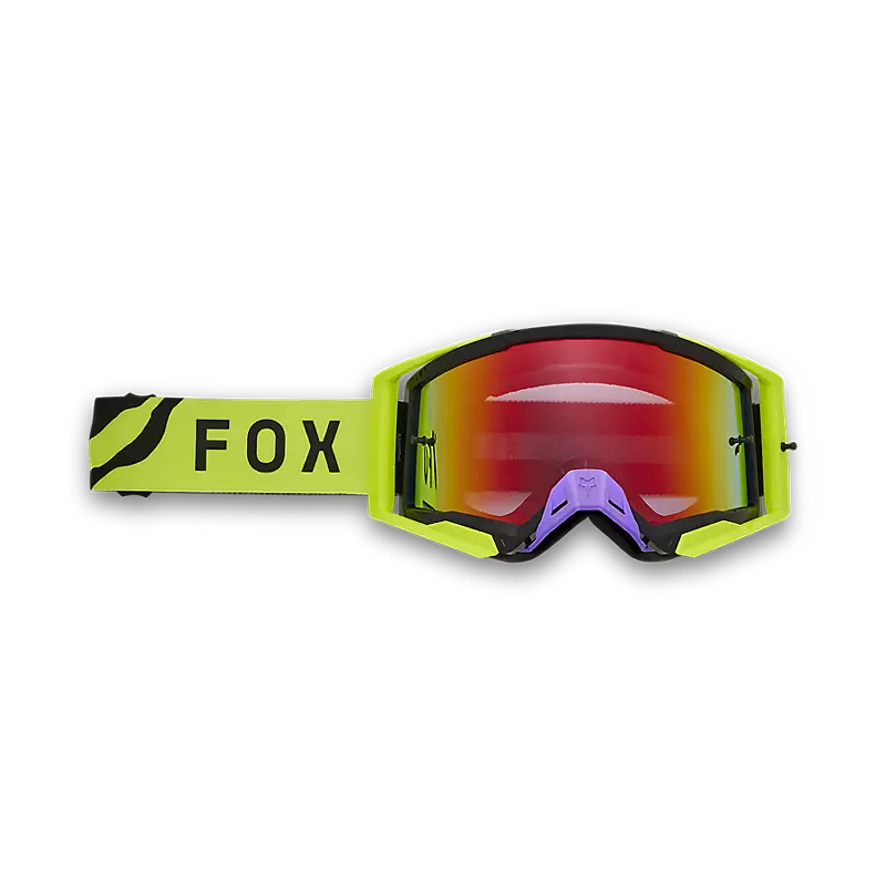 Bicycle helmet with logo design-Fox Racing Airspace Throttle Goggle - Spark - Black-Yellow