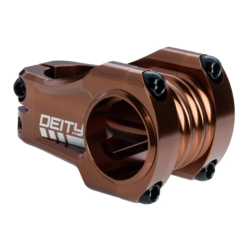 Bicycle socks with side vents-Deity Copperhead 42mm 31.8 Stem Bronze