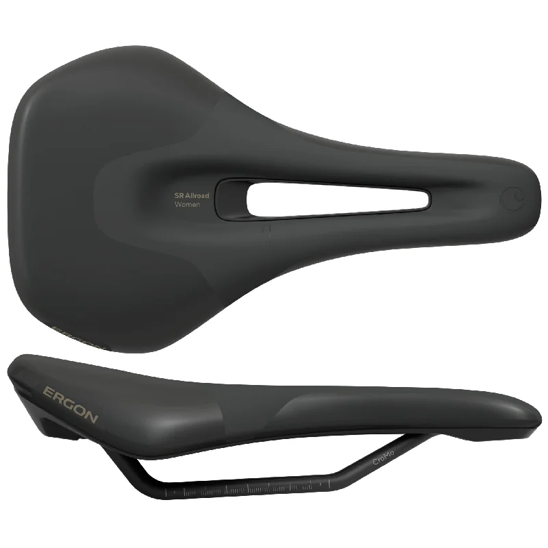 Bike shoes with front guards-Ergon SR Allroad Womens Saddle M/L Black