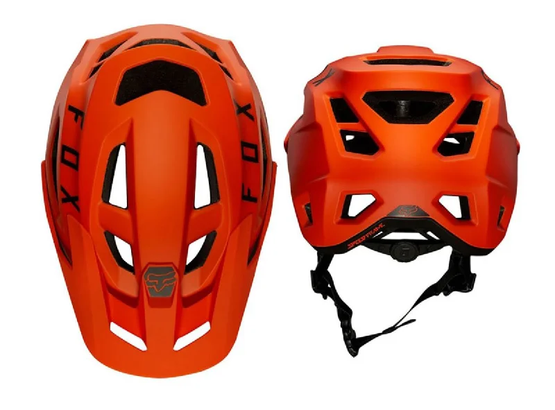 Bike helmet with front system-Fox Racing Speedframe MIPS MTB Helmet - Bold Orange - 2020