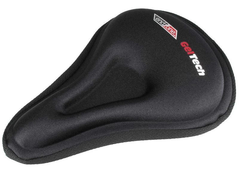 Cycling jacket for trail biking-VELO Endzone Soft MTB Saddle Bike Gel Seat Cover Size: 280-254mm x 203-178mm