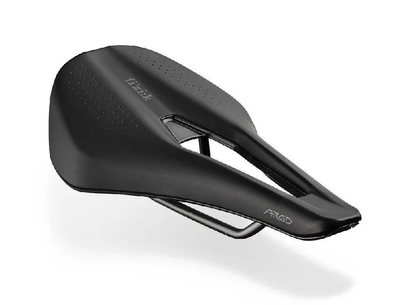 Bicycle riding shoes with side vents-Fizik Tempo Argo R3 Saddle, 150mm