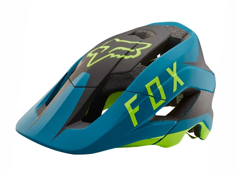 Bike helmet with front fit-Fox Racing Metah Flow MTB Helmet - Teal