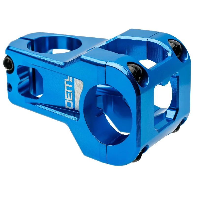 Cycling vest for road trips-Deity Cavity 50mm (31.8) Stem Blue