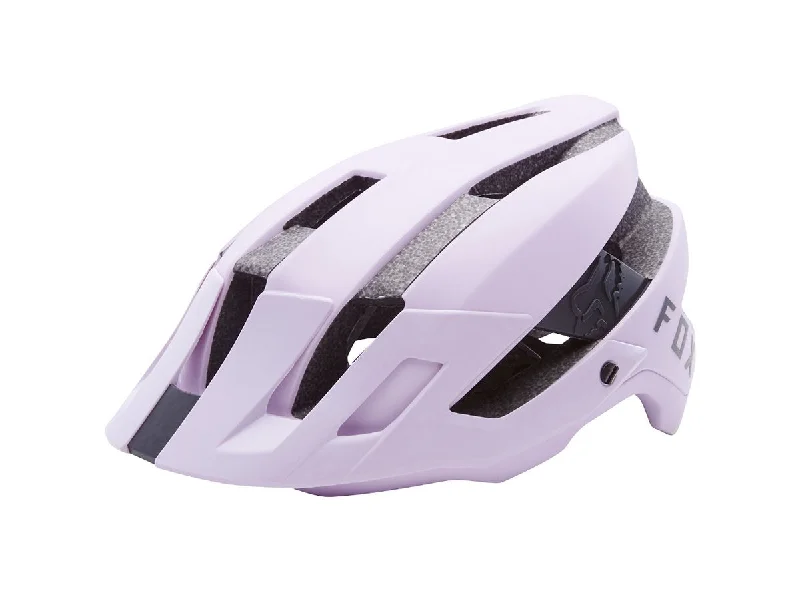 Bike shoes for road trips-Fox Racing Flux MTB Helmet - Womens - Lilac - 2018