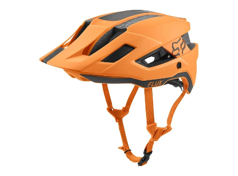 Cycling vest with back vents-Fox Racing Flux MTB Helmet - Rush - Atomic Orange - 2019