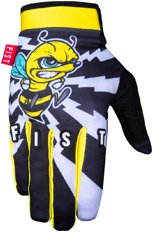 Bike gloves with side vents-Fist Handwear Kyle Baldock Killabee Shockwave Gloves