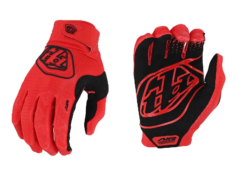 Bicycle arm warmers with back vents-Troy Lee Designs Air MTB Glove - Red