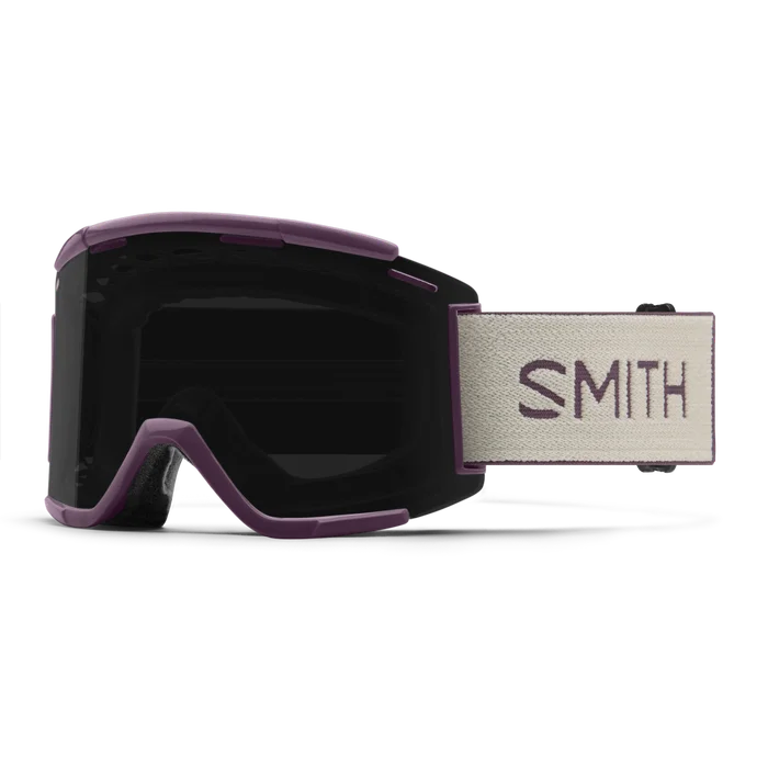 Bike riding knee pads with front guards-Smith Squad XL MTB Goggle - Amethyst-Bone